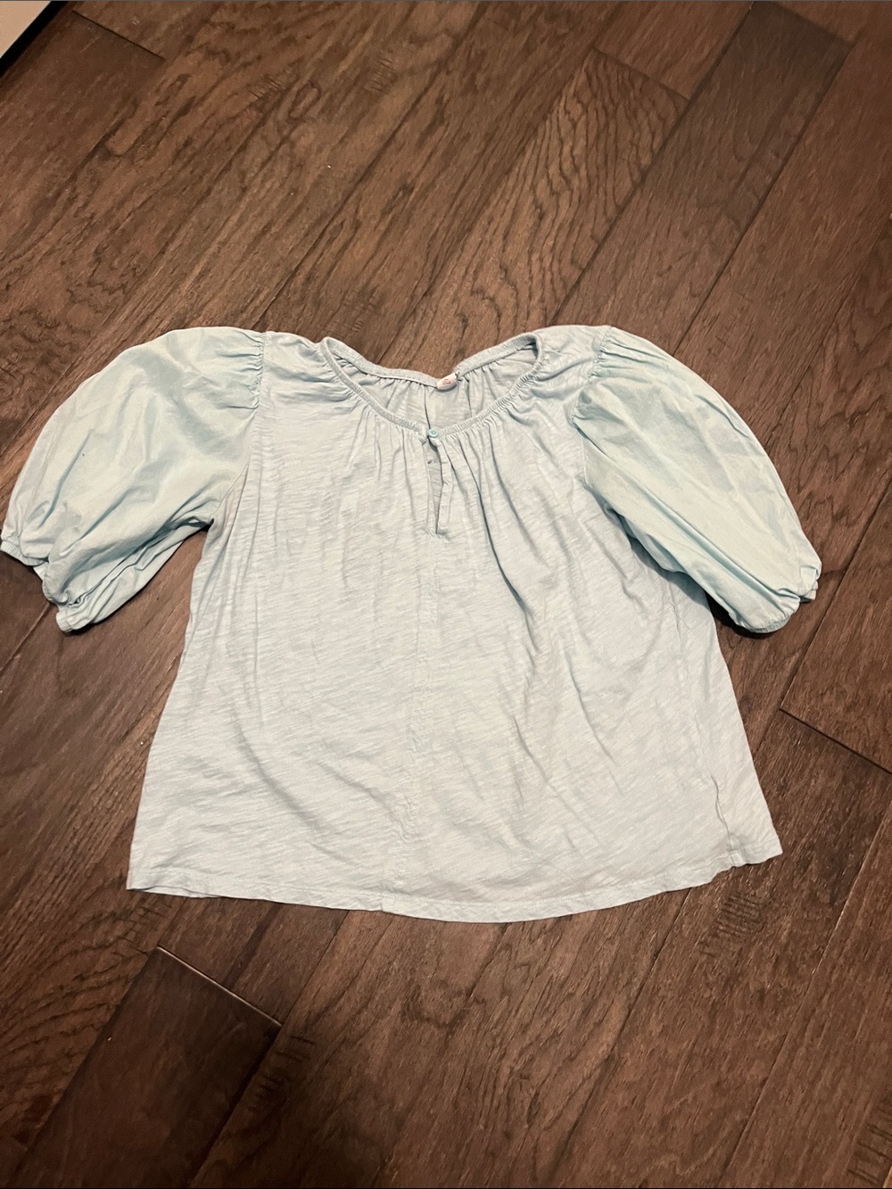 Old Navy Pale Blue Button-Front Blouse